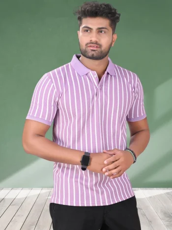 NEW ARRIVAL POLY COTTON LINING WORK MEN'S T-SHIRT PINK