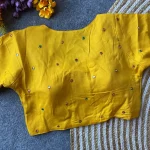 1NEW ARRIVAL RAYON COTTON THREAD AND MIRROR WORK STITCHED BLOUSE FESTIVE WEAR WHOLESALE PRICE ETHNIC GARMENT (9)