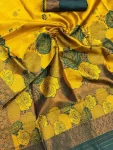 2DESIGNER BANARASI SILK FLOWERS AND MINA & ZARI WEAVING RICH PALLU WITH BORDER WORK SAREE WITH UNSTITCHED BLOUSE FESTIVE WEAR WHOLESALE PRICE ETHNIC GARMENT (14).jpg.webp