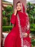 2FANCY BLOOMING WITH 3 LAYER HUGE FLAIR GOWN WITH DUPATTA WEDDING WEAR WHOLESALE PRICE ETHNIC GARMENT (4)