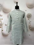 2FANCY KHADI LINEN HANDWOVEN WORK MEN’S KURTA PAYJAMA FESTIVE WEAR WHOLESLAE PRICE ETHNIC GARMENT (8)