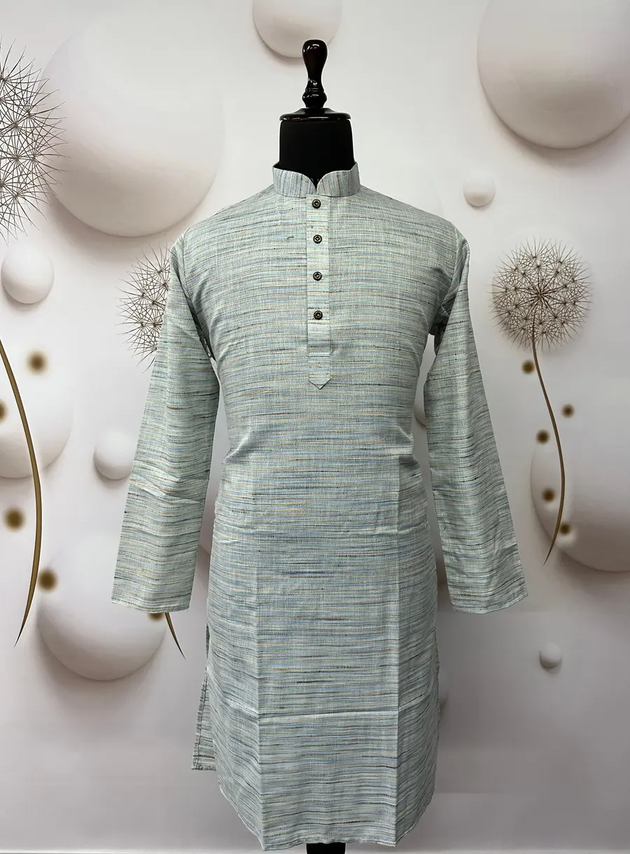 2FANCY KHADI LINEN HANDWOVEN WORK MEN'S KURTA PAYJAMA FESTIVE WEAR WHOLESLAE PRICE ETHNIC GARMENT (9)