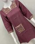 2FANCY RAYON EMBROIDERY WORK SHORT KURTI OFFICE WEAR WHOLESALE PRICE ETHNIC GARMENT (17)