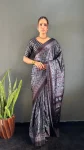 2LATEST CREPE SILK PRINT WORK READY TO WEAR SAREE WITH UNSTITCHED BLOUSE DAILY WEAR WHOLESALE PRICE ETHNIC GARMENT (8)