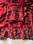 2NEW ARRIVAL FENDY CHIFFON DIAMOND CUT DANA JHARKAN WORK WITH HANDWORK SEQUNCE BUTTA WORK SAREE WITH UNSTITCHED BLOUSE WEDDING WEAR WHOLESALE PRICE ETHNIC GARMENT (9).webp