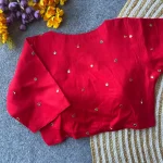 2NEW ARRIVAL RAYON COTTON THREAD AND MIRROR WORK STITCHED BLOUSE FESTIVE WEAR WHOLESALE PRICE ETHNIC GARMENT (17)