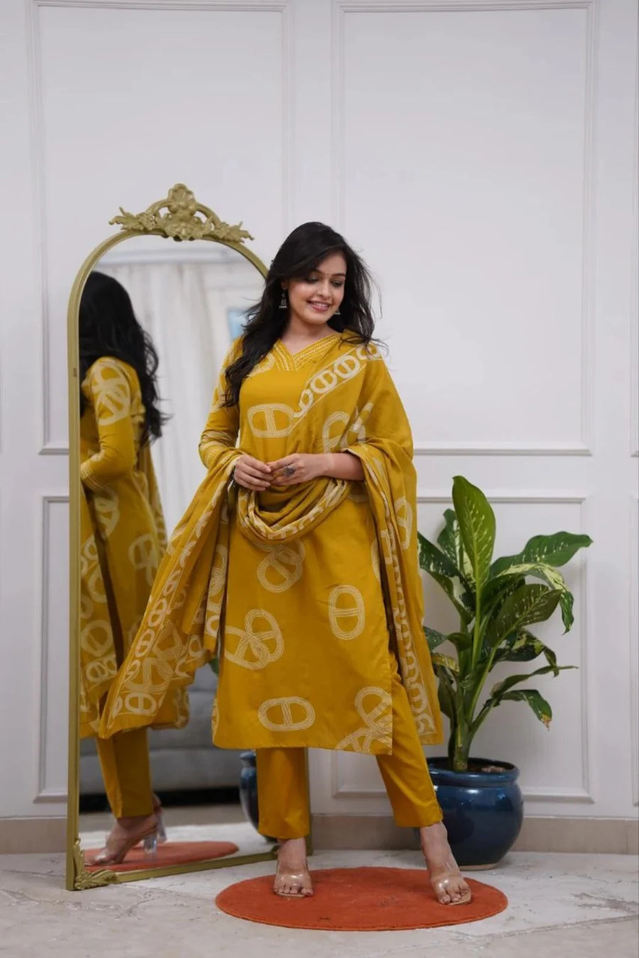 2RICH LOOK CHANDERI EMBROIDERY WORK TOP BOTTOM WITH DUPATTA FESTIVE WEAR WHOLESALE PRICE ETHNIC GARMENT (8)