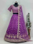 2RICH LOOK GEORGETTE DIGITAL PRINT WITH HEAVY EMBROIDERY SEQUNCE WORK LEHENGA CHOLI WITH DUPATTA WEDDING WEAR WHOLESALE PRICE ETHNIC GARMENT (18)