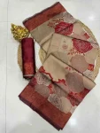 3DESIGNER BANARASI SILK FLOWERS AND MINA & ZARI WEAVING RICH PALLU WITH BORDER WORK SAREE WITH UNSTITCHED BLOUSE FESTIVE WEAR WHOLESALE PRICE ETHNIC GARMENT (11).jpg.webp