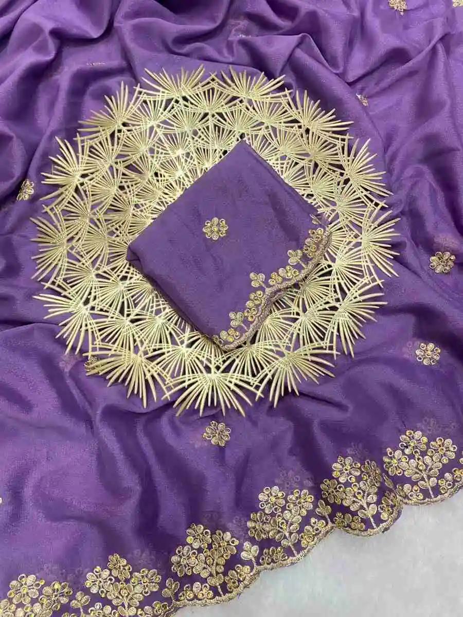 3DESIGNER GEORGETTE FLORAL DESIGN ZARI EMBROIDERY BORDER WITH STONE WORK AND ZARI BUTTI WORK SAREE WITH UNSTITCHED BLOUSE WEDDING WEAR WHOLESALE PRICE ETHNIC GARMENT (22).jpg.webp