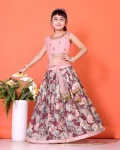 3FANCY BANGLORI DIGITAL FLOWER PRINT WITH LACE BORDER WORK KID’S LEHENGA CHOLI WITH DUPATTA FESTIVE WEAR WHOLESALE PRICE ETHNIC GARMENT (2)