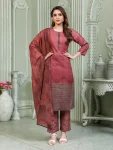 3FANCY COTTON BLEND DIGITAL PRINTED WORK TOP BOTTOM WITH DUPATTA DAILY WEAR WHOLESALE PRICE ETHNIC GARMENT (15)