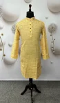 3FANCY KHADI LINEN HANDWOVEN WORK MEN’S KURTA PAYJAMA FESTIVE WEAR WHOLESLAE PRICE ETHNIC GARMENT (10)