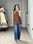 3MODERN CAMBRIC COTTON PRINTED WORK ONLY TOP FESTIVE WEAR WHOLESALE PRICE ETHNIC GARMENT (12)