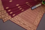 3NEW ARRIVAL LICHI SILK RICH PALLU & JACQUARD WORK SAREE WITH UNSTITCHED BLOUSE FESTIVE WEAR WHOLESALE PRICE ETHNIC GARMENT (9)