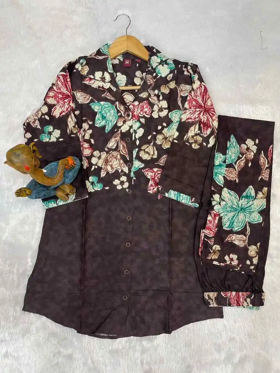 3RICH LOOK COTTON PRINT WORK CO- ORD SET OFFICE WEAR WHOLESALE PRICE ETHNIC GARMENT (7)