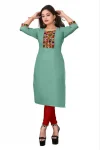 4MODERN COTTON EMBROIDERY WORK ONLY KURTI FESTIVE WEAR WHOLESALE PRICE ETHNIC GARMENT (35)