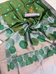 5DESIGNER BANARASI SILK FLOWERS AND MINA & ZARI WEAVING RICH PALLU WITH BORDER WORK SAREE WITH UNSTITCHED BLOUSE FESTIVE WEAR WHOLESALE PRICE ETHNIC GARMENT (8).jpg.webp