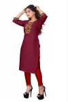 5MODERN COTTON EMBROIDERY WORK ONLY KURTI FESTIVE WEAR WHOLESALE PRICE ETHNIC GARMENT (19)