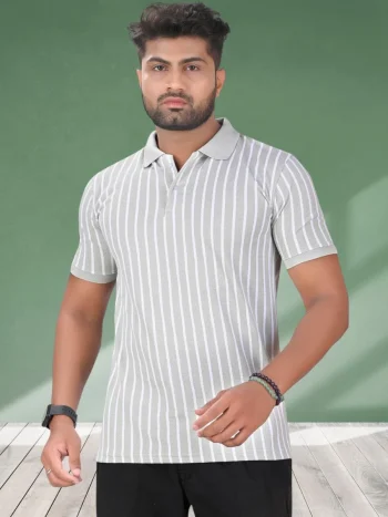 NEW ARRIVAL POLY COTTON LINING WORK MEN'S T-SHIRT GREY