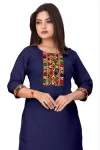 6MODERN COTTON EMBROIDERY WORK ONLY KURTI FESTIVE WEAR WHOLESALE PRICE ETHNIC GARMENT (23)