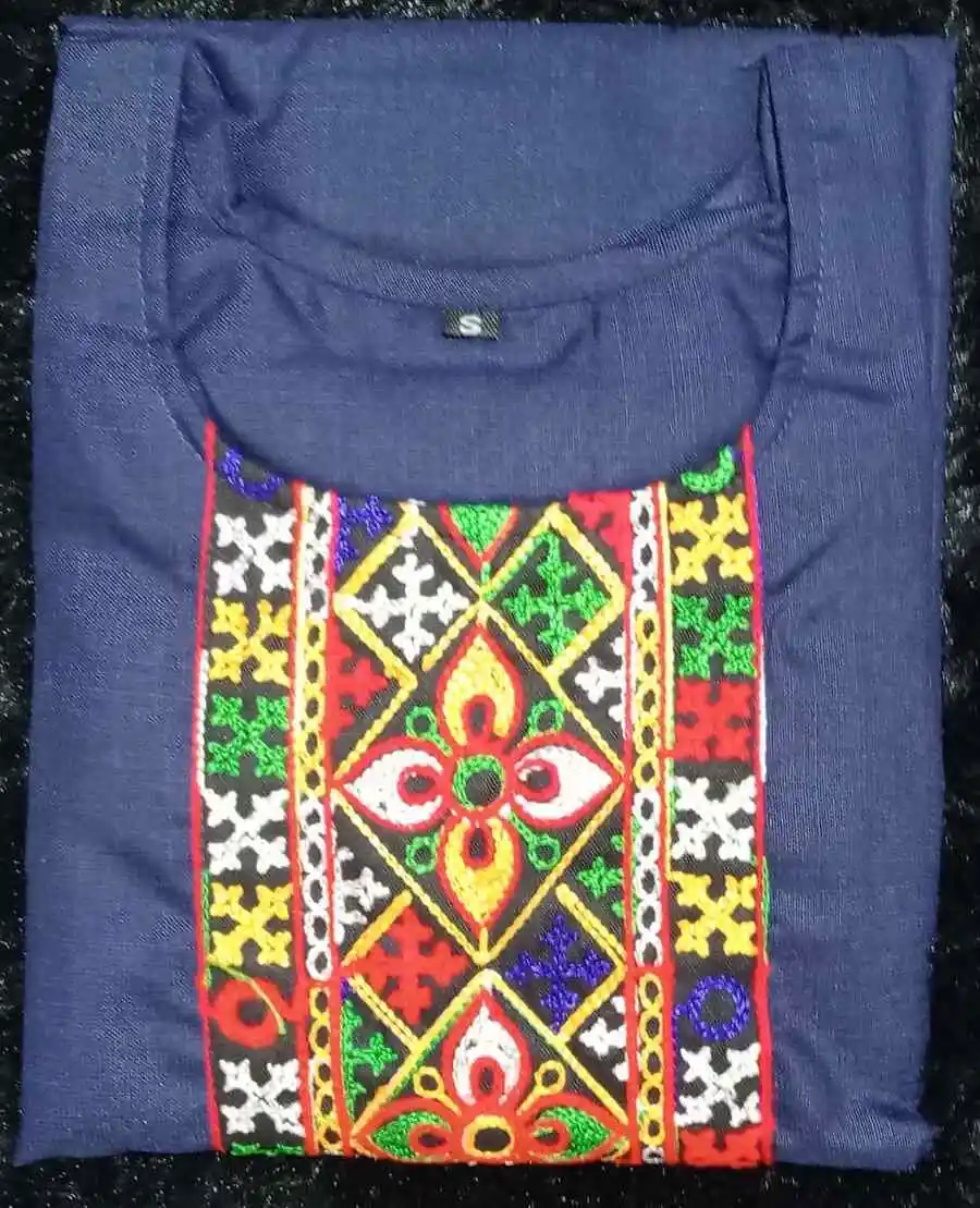 6MODERN COTTON EMBROIDERY WORK ONLY KURTI FESTIVE WEAR WHOLESALE PRICE ETHNIC GARMENT (24)
