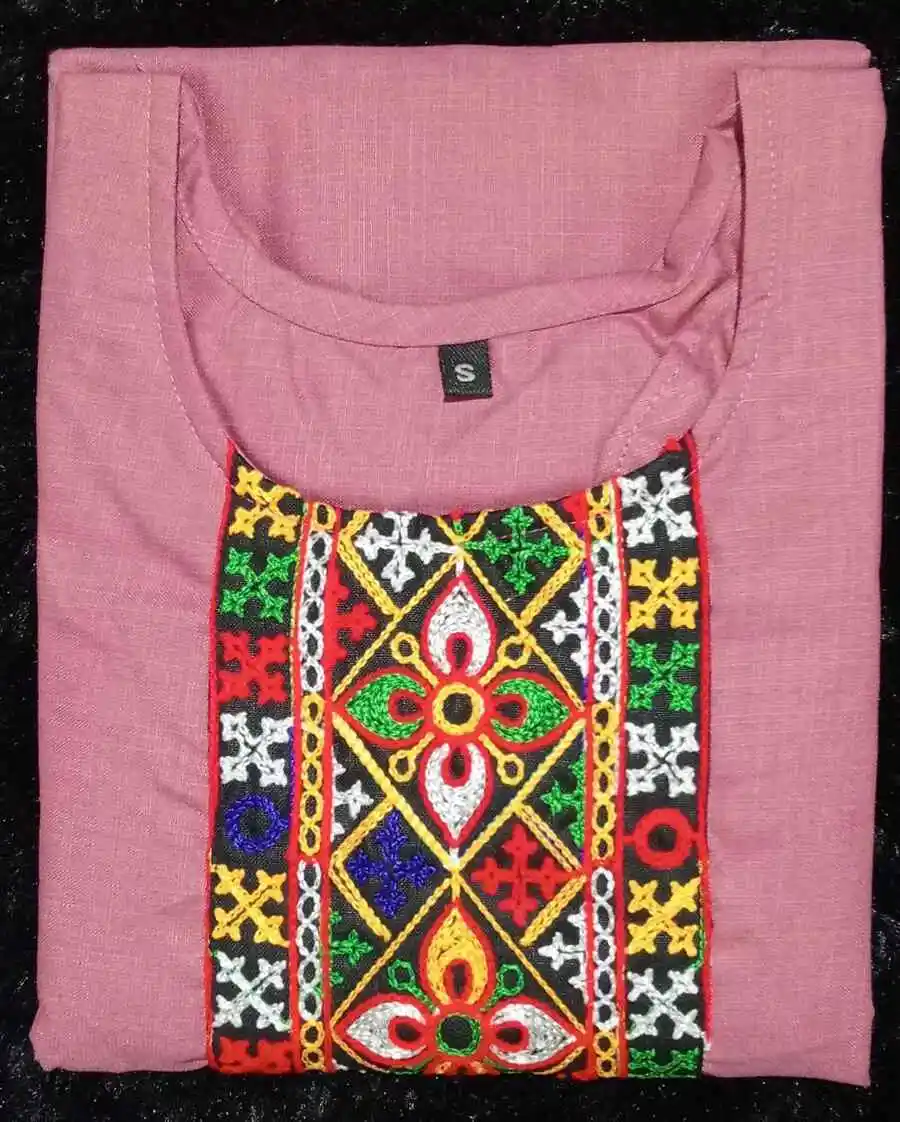 7MODERN COTTON EMBROIDERY WORK ONLY KURTI FESTIVE WEAR WHOLESALE PRICE ETHNIC GARMENT (28)