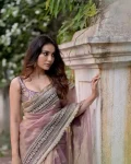 ATTRACTIVE TWILL NET SEQUENCE WITH JARI DORI EMBROIDERY WORK SAREE WITH UNSTITCHED BLOUSE PARTY WEAR WHOLESALE PRICE ETHNIC GARMENT (6)