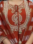 DESIGNER CHANDERI SILK SEQUENCE CODING EMBROIDERY WORK TOP BOTTOM WITH DUPATTA FESTIVE WEAR EHOLESALE PRICE ETHNIC GARMENT (3)