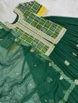 DESIGNER CHINON DIGITAL PRINT WITH EMBROIDERY CODING SEQUENCE WORK TOP LEHENGA WITH DUPATTA FESTIVE WEAR WHOLESALE PRICE ETHNIC GARMENT (5)