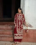 DESIGNER GEORGETTE CHAIN SEQUENCE WORK WITH MOTI WORK TOP PALAZZO WITH DUPATTA WEDDING WEAR WHOLESALE PRICE ETHNIC GARMENT (2)