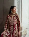 DESIGNER GEORGETTE CHAIN SEQUENCE WORK WITH MOTI WORK TOP PALAZZO WITH DUPATTA WEDDING WEAR WHOLESALE PRICE ETHNIC GARMENT (2)