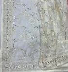 DESIGNER GEORGETTE SEQUENCE AND MULTI EMBROIDERY WORK SAREE WITH UNSTITCHED BLOUSE WEDDING WEAR WHOLESALE PRICE ETHNIC GARMENT (4)