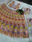 DESIGNER SOFT NET EMBROIDERY SEQUENCE WORK LEHENGA CHOLI WITH DUPATTA WEDDING WEAR WHOLESALE PRICE ETHNIC GARMENT (2)