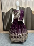 DESIGNER STAR GEORGETTE EMBROIDERY & SEQUENCE WORK KID’S LEHENGA CHOLI WITH DUPATTA FESTIVE WEAR WHOLESALE PRICE ETHNIC GARMENT (4)