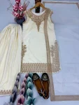 DESIGNER VELVET EMBROIDERY CHAIN SEQUENCE WORK TOP PALAZZO WITH DUPATTA WEDDING WEAR WHOLESALE PRICE ETHNIC GARMENT (7)