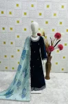 DESIGNER VELVET EMBROIDERY SEQUENCE WORK KID’S TOP PALAZZO WITH DUPATTA FESTIVE WEAR WHOLESALE PRICE ETHNIC GARMENT (2)