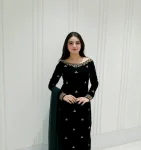 DESIGNER VELVET SEQUENCE EMBROIDERY WORK TOP BOTTOM WITH DUPATTA FESTIVE WEAR WHOLESALE PRICE ETHNIC GARMENT (4)