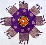 FANCY BANARASI SILK RICH PALLU & JACQUARD WORK SAREE WITH UNSTITCHED BLOUSE FESTIVE WEAR WHOLESALE PRICE ETHNIC GARMENT (2)