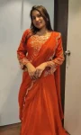 FANCY CHINON REAL MIRROR AND EMBROIDERY WORK LEHENGA SAREE WITH BLOUSE PARTY WEAR WHOLESALE PRICE ETHNIC GARMENT (5)
