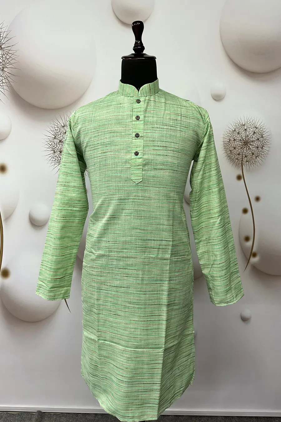 FANCY KHADI LINEN HANDWOVEN WORK MEN'S KURTA PAYJAMA FESTIVE WEAR WHOLESLAE PRICE ETHNIC GARMENT (10)