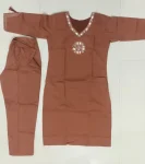 FANCY SLUB COTTON ORIGINAL MIRROR HAND WORK TOP BOTTOM SET CASAUL WEAR WHOLESALE PRICE ETHNIC GARMENT (7)