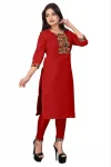 MODERN COTTON EMBROIDERY WORK ONLY KURTI FESTIVE WEAR WHOLESALE PRICE ETHNIC GARMENT (34)