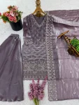 MODERN JIMMY CHOO EMBROIDERY BEADS WORK TOP PALAZZO WITH DUPATTA FESTIVE WEAR WHOLESALE PRICE ETHNIC GARMENT (9)