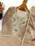MODERN JIMMY CHOO SILK EMBROIDERY SEQUENCE WORK TOP PALAZZO WITH DUPATTA FESTIVE WEAR WHOLESALE PRICE ETHNIC GARMENT (2)