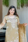MODERN JIMMY CHOO SILK EMBROIDERY SEQUENCE WORK TOP PALAZZO WITH DUPATTA FESTIVE WEAR WHOLESALE PRICE ETHNIC GARMENT (2)