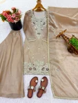 MODERN JIMMY CHOO SILK EMBROIDERY SEQUENCE WORK TOP PALAZZO WITH DUPATTA FESTIVE WEAR WHOLESALE PRICE ETHNIC GARMENT (2)