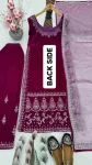 MODERN VELVET EMBROIDERY SEQUENCE WORK TOP BOTTOM WITH DUPATTA PARTY WEAR WHOLESALE PRICE ETHNIC GARMENT (2)