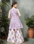NEW ARRIVAL AB COTTON PRINTED WORK KID’S TOP SHARARA SET FESTIVE WEAR WHOLESALE PRICE ETHNIC GARMENT (10)