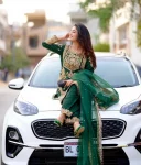 NEW ARRIVAL CHINON SEQUENCE EMBROIDERY WORK TOP PALAZZO WITH DUPATTA FESTIVE WEAR WHOLESALE PRICE ETHNIC GARMENT (8)